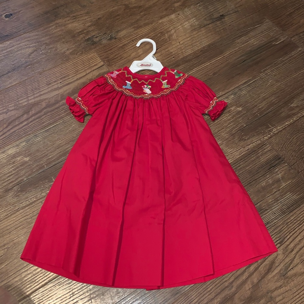 Smocked Christmas Dress
